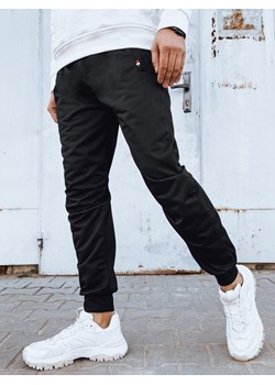 Spodnie męskie dresowe joggery czarne Dstreet UX4119 ze sklepu DSTREET.PL w kategorii Spodnie męskie - zdjęcie 171484008