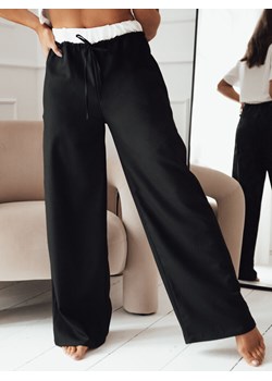 Spodnie damskie wide leg THAMI czarne Dstreet UY1850 ze sklepu DSTREET.PL w kategorii Spodnie damskie - zdjęcie 171484206