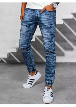 Spodnie męskie jeansowe granatowe Dstreet UX3946 ze sklepu DSTREET.PL w kategorii Spodnie męskie - zdjęcie 171484458