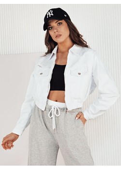 Kurtka damska jeansowa BLIRNA biała Dstreet TY4165 ze sklepu DSTREET.PL w kategorii Kurtki damskie - zdjęcie 171485047