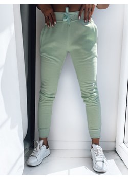 Spodnie damskie dresowe FITS miętowe Dstreet UY0587z ze sklepu DSTREET.PL w kategorii Spodnie damskie - zdjęcie 171485208