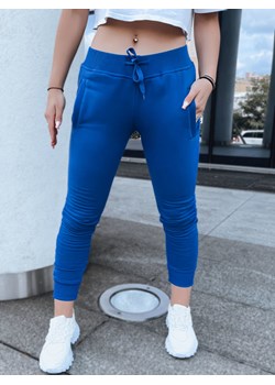 Spodnie damskie dresowe FITS granatowe UY0210 ze sklepu DSTREET.PL w kategorii Spodnie damskie - zdjęcie 171485495