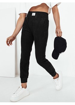 Spodnie damskie dresowe MORSI czarne Dstreet UY2038 ze sklepu DSTREET.PL w kategorii Spodnie damskie - zdjęcie 171485668