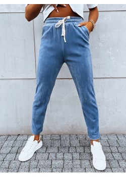 Spodnie dresowe damskie ASTRO niebieskie Dstreet UY1658 ze sklepu DSTREET.PL w kategorii Spodnie damskie - zdjęcie 171485708