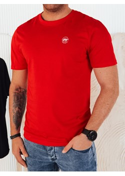 Koszulka męska z nadrukiem czerwona Dstreet RX5444 ze sklepu DSTREET.PL w kategorii T-shirty męskie - zdjęcie 171486045