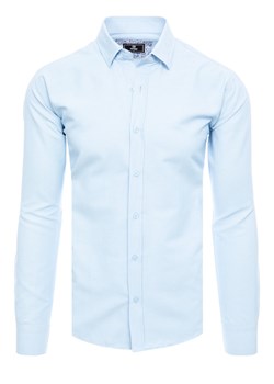 Koszula męska elegancka błękitna Dstreet DX2479 ze sklepu DSTREET.PL w kategorii Koszule męskie - zdjęcie 171486095