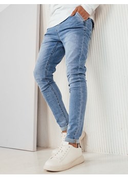 Spodnie męskie jeansowe niebieskie Dstreet UX4188 ze sklepu DSTREET.PL w kategorii Jeansy męskie - zdjęcie 171486876