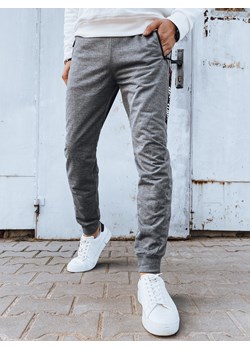Spodnie męskie dresowe jasnoszare Dstreet UX4272 ze sklepu DSTREET.PL w kategorii Spodnie męskie - zdjęcie 171487016