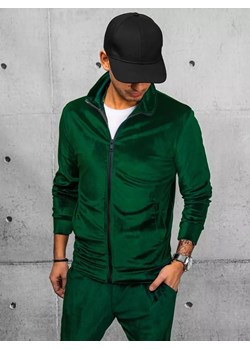 Bluza męska zielona Dstreet BX5536 ze sklepu DSTREET.PL w kategorii Bluzy męskie - zdjęcie 171487435