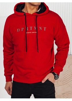 Bluza męska z nadrukiem czerwona Dstreet BX5681 ze sklepu DSTREET.PL w kategorii Bluzy męskie - zdjęcie 171487807