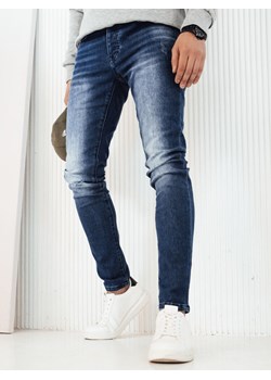 Spodnie męskie jeansowe niebieskie Dstreet UX4242 ze sklepu DSTREET.PL w kategorii Jeansy męskie - zdjęcie 171487865