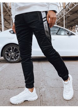 Spodnie męskie dresowe czarne Dstreet UX4211 ze sklepu DSTREET.PL w kategorii Spodnie męskie - zdjęcie 171488288
