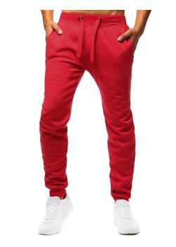 Spodnie męskie dresowe czerwone Dstreet UX2708 ze sklepu DSTREET.PL w kategorii Spodnie męskie - zdjęcie 171488309