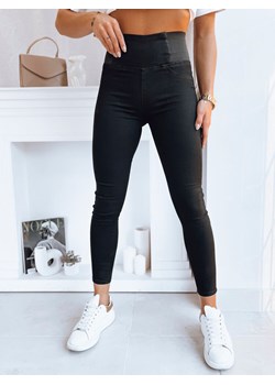 Spodnie damskie POPLAR czarne Dstreet UY1729 ze sklepu DSTREET.PL w kategorii Spodnie damskie - zdjęcie 171488466