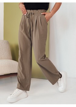 Spodnie damskie EUFRAZ oliwkowe Dstreet UY2051 ze sklepu DSTREET.PL w kategorii Spodnie damskie - zdjęcie 171488688