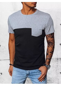 T-shirt męski basic jasnoszary Dstreet RX5018 ze sklepu DSTREET.PL w kategorii T-shirty męskie - zdjęcie 171488718