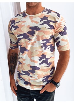 Koszulka męska beżowa moro Dstreet RX5251 ze sklepu DSTREET.PL w kategorii T-shirty męskie - zdjęcie 171488729