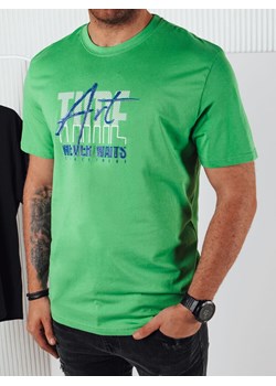 Koszulka męska z nadrukiem zielona Dstreet RX5393 ze sklepu DSTREET.PL w kategorii T-shirty męskie - zdjęcie 171488848