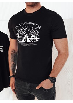 Koszulka męska z nadrukiem czarna Dstreet RX5413 ze sklepu DSTREET.PL w kategorii T-shirty męskie - zdjęcie 171489048