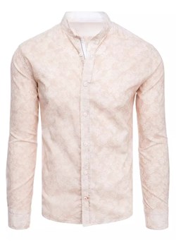 Koszula męska różowa Dstreet DX2304 ze sklepu DSTREET.PL w kategorii Koszule męskie - zdjęcie 171489545