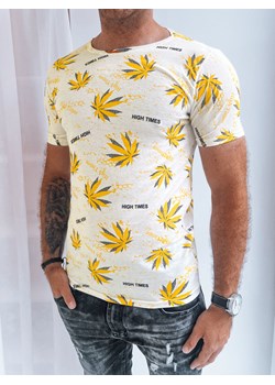 Koszulka męska z nadrukiem biała Dstreet RX5277 ze sklepu DSTREET.PL w kategorii T-shirty męskie - zdjęcie 171489558