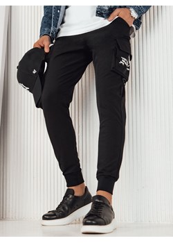 Spodnie męskie bojówki czarne Dstreet UX4161 ze sklepu DSTREET.PL w kategorii Spodnie męskie - zdjęcie 171489676