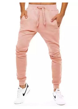 Spodnie męskie dresowe różowe Dstreet UX3452 ze sklepu DSTREET.PL w kategorii Spodnie męskie - zdjęcie 171489709