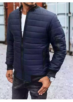 Kurtka męska pikowana bomber jacket granatowa Dstreet TX2205z ze sklepu DSTREET.PL w kategorii Kurtki męskie - zdjęcie 171490156