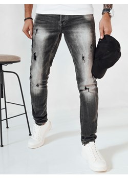 Spodnie męskie jeansowe szare Dstreet UX3996 ze sklepu DSTREET.PL w kategorii Jeansy męskie - zdjęcie 171490206