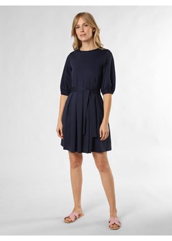 Weekend Max Mara Sukienka damska - Jumbo Kobiety Bawełna granatowy jednolity ze sklepu vangraaf w kategorii Sukienki - zdjęcie 171491437