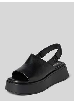 Sandały skórzane w jednolitym kolorze model ‘COURTNEY’ ze sklepu Peek&Cloppenburg  w kategorii Sandały damskie - zdjęcie 171492215