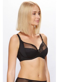 Biustonosz miękki soft czarny Kora/F0201/1, Kolor czarny, Rozmiar 65G, Miss Fabio ze sklepu Intymna w kategorii Biustonosze - zdjęcie 171492269
