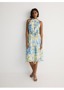 Reserved - Sukienka z dekoltem halter - wielobarwny ze sklepu Reserved w kategorii Sukienki - zdjęcie 171493846