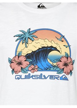 Quiksilver T-Shirt Riding Today EQYZT07676 Biały Regular Fit ze sklepu MODIVO w kategorii T-shirty męskie - zdjęcie 171494856