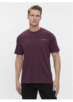 Calvin Klein T-Shirt Micro Logo K10K109894 Fioletowy Regular Fit ze sklepu MODIVO w kategorii T-shirty męskie - zdjęcie 171495378