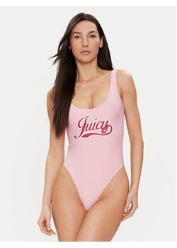 Juicy Couture Strój kąpielowy Retro Devina JCITS223204 Różowy ze sklepu MODIVO w kategorii Stroje kąpielowe - zdjęcie 171495808