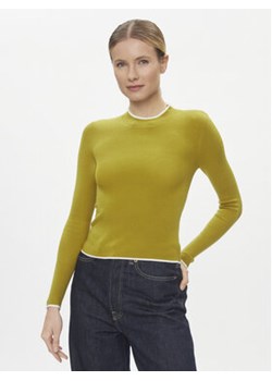 Vero Moda Sweter Flouncy 10299604 Żółty Slim Fit ze sklepu MODIVO w kategorii Swetry damskie - zdjęcie 171496039