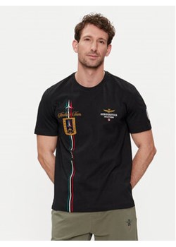 Aeronautica Militare T-Shirt 241TS2231J592 Czarny Regular Fit ze sklepu MODIVO w kategorii T-shirty męskie - zdjęcie 171496155