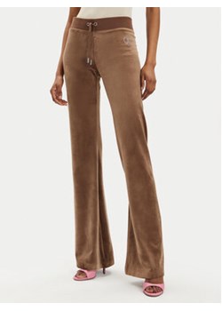 Juicy Couture Spodnie dresowe Rodeo Layla JCBBJ223823 Brązowy Regular Fit ze sklepu MODIVO w kategorii Spodnie damskie - zdjęcie 171496225
