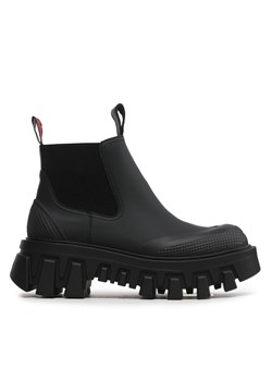 Sztyblety Tommy Jeans Tjw Rubber Rain Boot EN0EN02234 Black BDS ze sklepu eobuwie.pl w kategorii Botki - zdjęcie 171496488