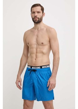 Moschino Underwear szorty kąpielowe kolor niebieski 241V3A42459301 ze sklepu ANSWEAR.com w kategorii Kąpielówki - zdjęcie 171499998