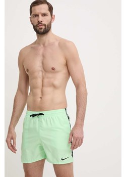Nike szorty kąpielowe kolor zielony ze sklepu ANSWEAR.com w kategorii Kąpielówki - zdjęcie 171500106