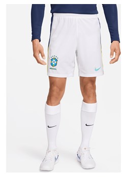 Męskie spodenki piłkarskie Nike Dri-FIT Brazylia Stadium 2024 (wersja wyjazdowa) – replika - Biel ze sklepu Nike poland w kategorii Spodenki męskie - zdjęcie 171502326