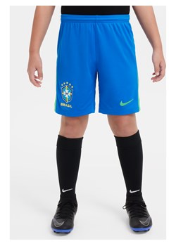 Spodenki piłkarskie dla dużych dzieci Nike Dri-FIT Brazylia Stadium 2024 (wersja domowa) (replika) - Niebieski ze sklepu Nike poland w kategorii Spodenki chłopięce - zdjęcie 171502345