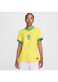 Damska koszulka piłkarska Nike Dri-FIT Brazylia Stadium 2024 (wersja domowa) – replika - Żółty ze sklepu Nike poland w kategorii Bluzki damskie - zdjęcie 171502386