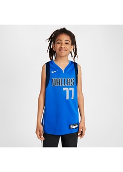 Koszulka dla dużych dzieci Nike NBA Swingman Dallas Mavericks 2023/24 Icon Edition - Niebieski ze sklepu Nike poland w kategorii T-shirty chłopięce - zdjęcie 171502397