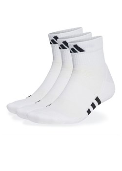 Skarpety adidas Performance Cushioned Mid-Cut Socks 3Pairs HT3450 - białe ze sklepu streetstyle24.pl w kategorii Skarpetki męskie - zdjęcie 171502686