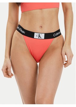 Calvin Klein Swimwear Dół od bikini KW0KW02351 Różowy ze sklepu MODIVO w kategorii Stroje kąpielowe - zdjęcie 171503507
