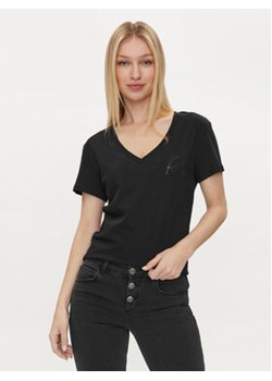 Replay T-Shirt W3084.000.20994 Czarny Regular Fit ze sklepu MODIVO w kategorii Bluzki damskie - zdjęcie 171503577
