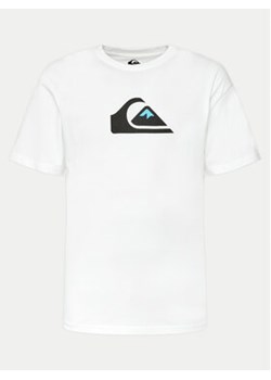 Quiksilver T-Shirt Complogo EQYZT07658 Biały Regular Fit ze sklepu MODIVO w kategorii T-shirty męskie - zdjęcie 171503968